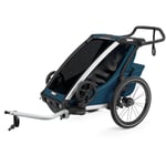 Thule Chariot Cross 1 - aluminium/majolica blue