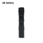 Black(Battery) Mini lampe torche LED étanche, chargement USB, porte-clés portable, lampe de poche d'urgence, interrupteur lointain, camping en plein air ""Nipseyteko