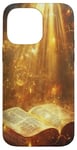 iPhone 14 Pro Max Catholicism Open Bible Rays Spiritual Divine Case