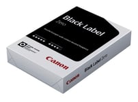 Canon Production Printing Black Label Zero Wop201 - 105 Mikroner - Hvit - A4 (210 X 297 Mm) - 75 G/M² - 2500 Ark Vanlig Papir