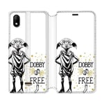 Housse Cuir Portefeuille Pour Wiko Y61 Wb License Harry Potter Dobby Free B