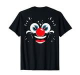 Retro Red Cute Big Nose Funny Day Kids 2024 Print On Back T-Shirt