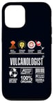 iPhone 12/12 Pro Vulcanologist Job Definition Skills Coffee Wine Sarcasm Case