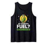 My Workout Fuel? Pickle Juice! Cucumber Vegan Fitness Tank Top