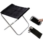 Chaise pliante d'extérieur portable petit tabouret pliant en alliage d'aluminium Maza argent - Forehill