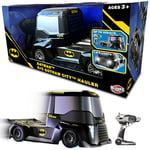 BLADEZ Batman Toyz R/C Gotham Hauler 42cm Length - High-Speed Remote Control Car with LED Lights - Full-Function The Batman Street Hauler for Kids & Adults - Batman Toy for High-Speed Action