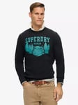 Superdry Great Outdoors Hoodie, Nero Black Marl