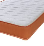 eXtreme comfort ltd The Cooltouch Essentials Orange 18cms Deep Hybrid Spring & Memory Foam Value Mattress from, 2ft6 Small Single (2ft6 x 6ft3, 75cm x 190cm)