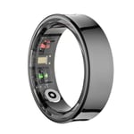 R09 Smart Ring med pulsmåling og flere treningsmoduser Størrelse 11 - Svart