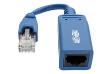 Tripp Lite Cisco Console Rollover Cable Adapter (M/F) - RJ45 to RJ45, Blue, 5 in. - seriell adapter - 12.7 m - blå