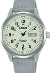 Lorus Men's Automatic Watch with Luminous Dial and Grey  Strap RL415BX9