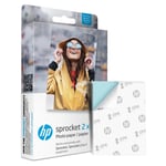 HP Zink Sprocket 2x3 Inch Premium Sticky-Back Photo Paper 50 Sheets