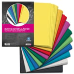 Landré Lot de 100 feuilles de papier coloré A4 160 g/m² 10 couleurs