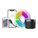 BroadLink Smart Remote Control Hub RM4 mini avec rétro-éclairage LED TV, TV contrôle All in One, bandes LED, climatiseur, compatible avec Alexa, Google Home, IFTTT