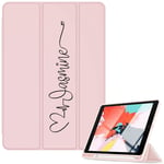 Housse Ipad Mini 6 Rose Avec Votre Prenom 15 Coeur