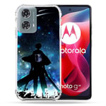 Cokitec Coque Renforcée pour Motorola G24 4G Manga Attaque Titans Levi