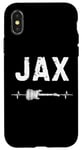 Coque pour iPhone X/XS Jax Guitare Battement De Coeur Musique Guitariste