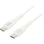 Adnauto - Cable usb 2.0 usb c prise male des deux cotes 1.8m - Blanc