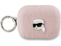 Karl Lagerfeld Karl Lagerfeld Klap2pgkipp Airpods Pro 2 (2022/2023) Omslag Różowy/Pink Monogram Karl Head