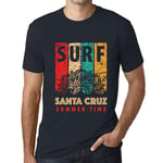 Homme Tee-Shirt Surf D'été À Santa Cruz - Summer Time Surf In Santa Cruz - T-Shirt Graphique Éco-Responsable Vintage Cadeau Nouveauté