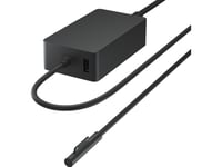 Microsoft Surface 65W Power Supply, Inomhus, Ac, 1,7 M, Svart