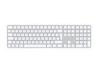 Apple Magic Keyboard with Touch ID and Numeric Keypad - Clavier - USB-C - sans fil - Bluetooth - QWERTY - Portugais - clés blanches