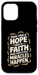 iPhone 12/12 Pro Where there is hope there is faith christian black women Case