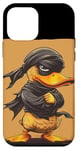 Coque pour iPhone 12 mini Canard samouraï amusant pour ninjas