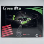 Drone Cross Sky 2.4GHZ Flip à 360º / 4 Voies / 3 Vitesses / HD Camera