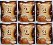 6 x NatureGift Coffee 21 Plus L-Carnitine Slimming Lose weight Fast 10 Sachets