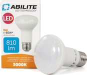 Abilite Led-Lampa E27, R63", 9W