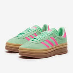 Adidas Gazelle Bold Shoes Sneakers Pink MINT Gum Sole SIZE UK 5 (NEW TATTY BOX)