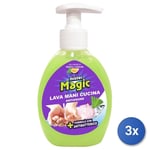 3x Mr. Magic Savon 300 Ml. Odeur Antibactérien