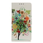 Magunivers Coque et étui téléphone mobile Etui en pu impression de motifs arbre colorisé pour votre samsung galaxy a10