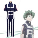 My Hero Academia Midoriya Izuku Cosplay Kostymer Halloween Jul Play Party Uniform Set Male L