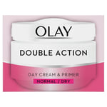 Olay Double Action Day Cream & Primer: 50ml Normal/Dry