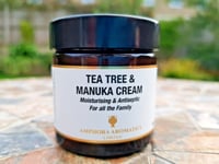 Antiseptic Tea Tree and Manuka Cream 60ml Anti-fungal Anti-bacterial VEGAN