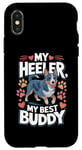 iPhone X/XS Blue Heeler Lovey Work Dog Herding Cattle Dog Heeler Dad Mom Case