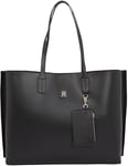 Tommy Hilfiger Sac fourre-tout TH Distinct AW0AW16904 TH DISTINCT pour femme AW0AW16904, noir, OS, Noir (noir), Fourre-tout