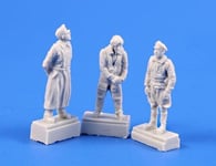 CMK 129-F72365 - 1:72 He 162-Three Pilote Figurines, Each I.Different Gear :