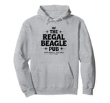 Retro Regal Beagle Pub Three's Company Vintage Sitcom Pullover Hoodie