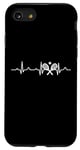 Coque pour iPhone SE (2020) / 7 / 8 Tennis Balls Joueur de tennis Cardiogram Tennis