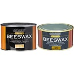 Ronseal CRPBWGMO4 400g Medium Colron Refined Beeswax Paste Oak & CRPBWJDO4 400g Colron Refined Beeswax Paste - Dark Oak