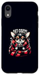 iPhone XR Get Cozy Chihuahua Hot Cocoa Chocolate Coffee Cold Weather Case