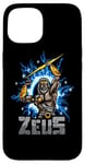 iPhone 15 Zeus Ancient Greek Mythology God of Lighting and Thunder Case