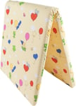 Yellow Folding Mattress For Travel Cot Fan Poupy