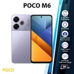 Xiaomi POCO M6 Android Mobile Phone (8GB+256GB/Purple/Dual SIM/Unlocked/NEW)