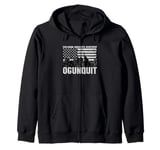 Exploring Americas Heartbeat Ogunquit Maine American Flag ME Zip Hoodie