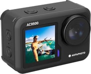 Photo AC9500 Caméra Sportive Waterproof - Vidéos 4K à 30FPS, Photos 16Mpixels, Double Écran, Grand Angle 170°, Stabilisation Anti-Vibration, WiFi - Noir.[G1849]