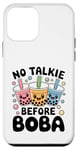 Coque pour iPhone 12 mini No Talkie Before Boba Milk Tea Bubble Tea Boba Pearl Lover